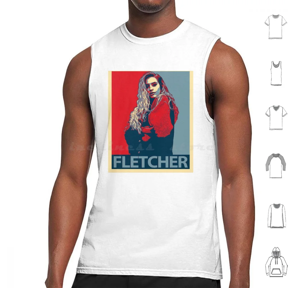Cari Fletcher Tank Tops Print Cotton Fletcher Cari Fletcher Undrunk Wasted Youth Finding Fletcher Shannon Beveridge Paul