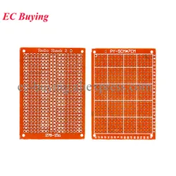 5pcs/1pc 2-3 Joint 5*7cm Universal Experiment Matrix Circuit Board Two Holes Three Connected Hole 5x7CM DIY Prototype Paper PCB