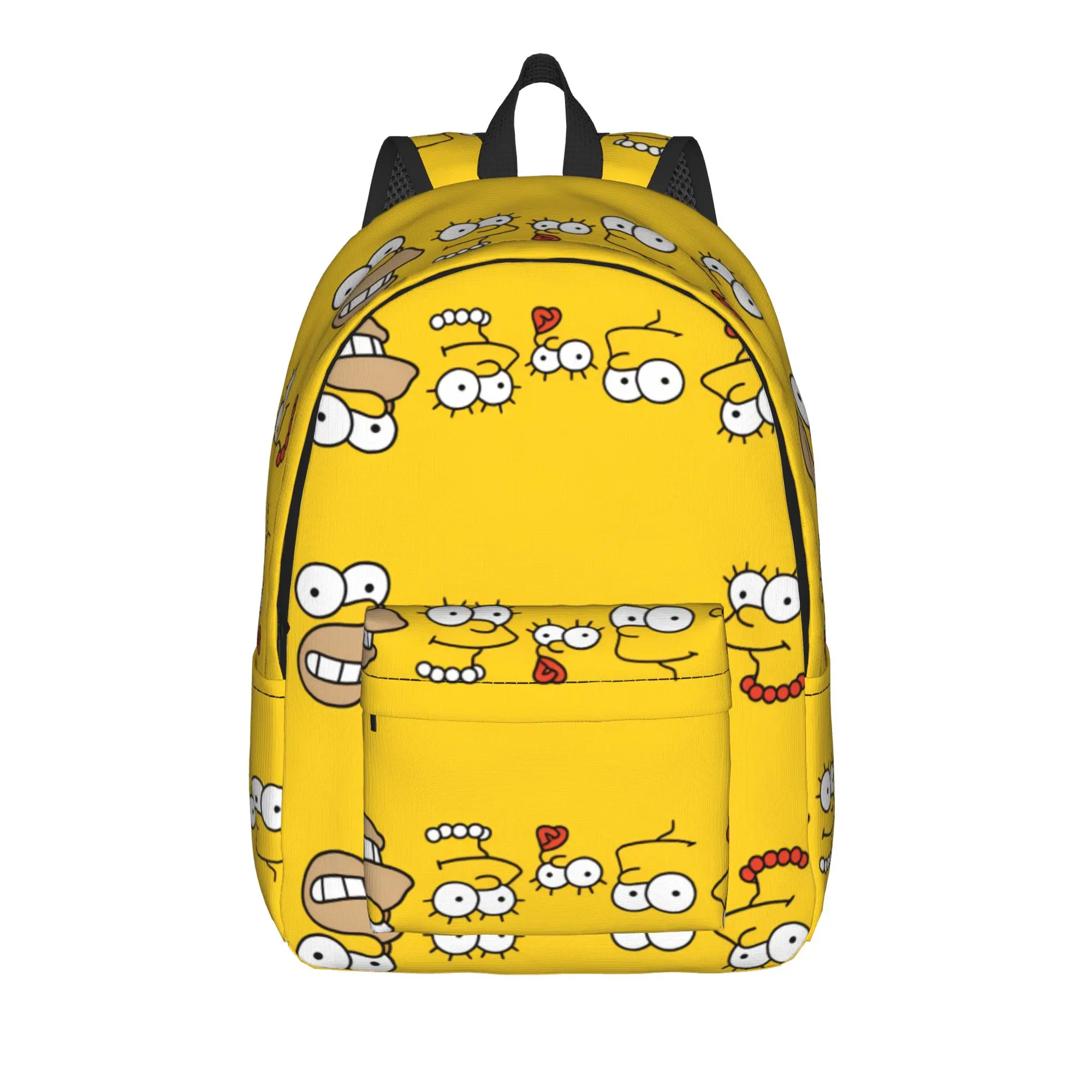 S-Simpsons Family Faces Funny Style Backpack  Elegant Backpacks Boy Girl Sport Large School Bags High Quality Rucksack