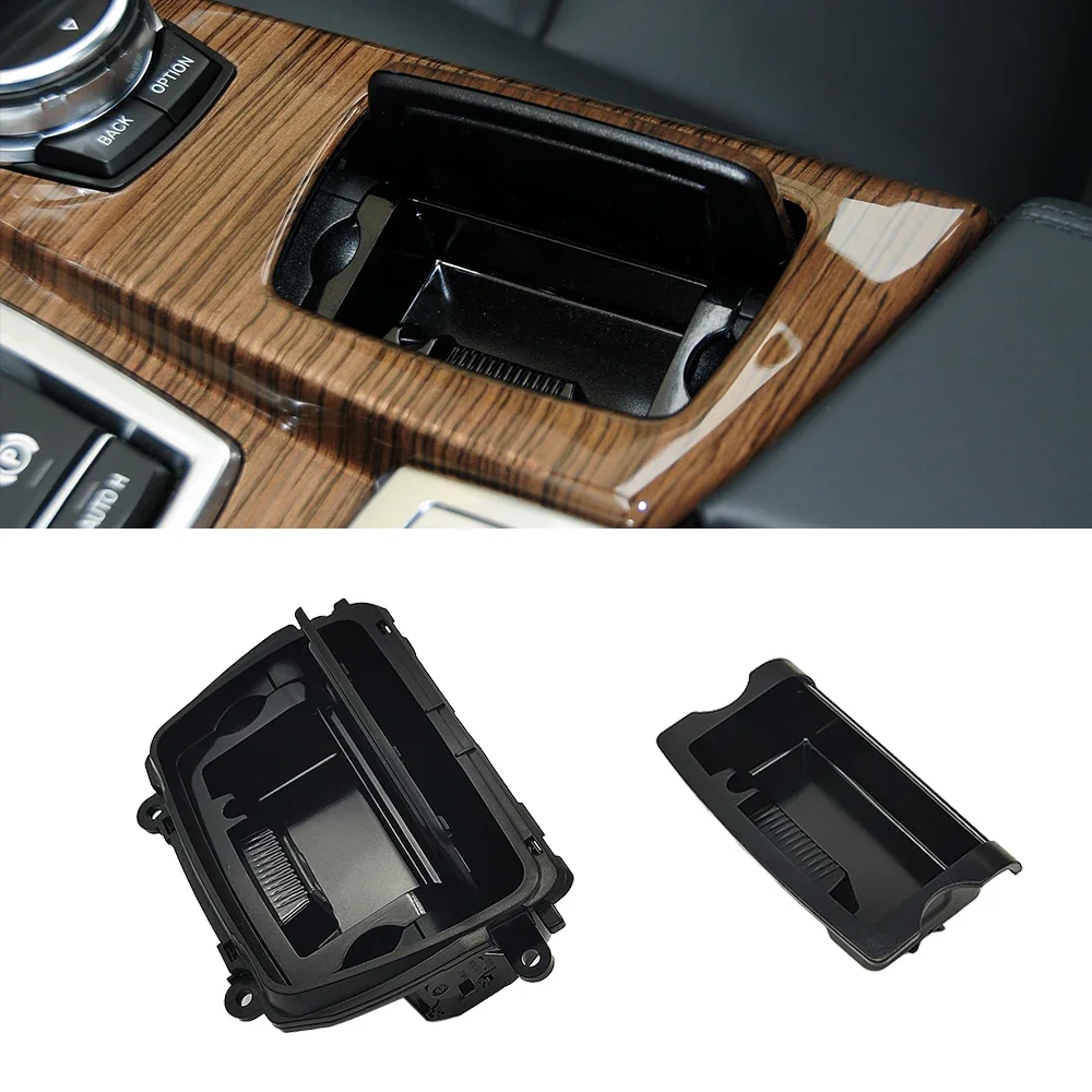 

New Black Plastic Center Console Ashtray Assembly Box Fit For Bmw 5 Series F10 F11 520 525 528 530 535 540 2010-2017 51169206347