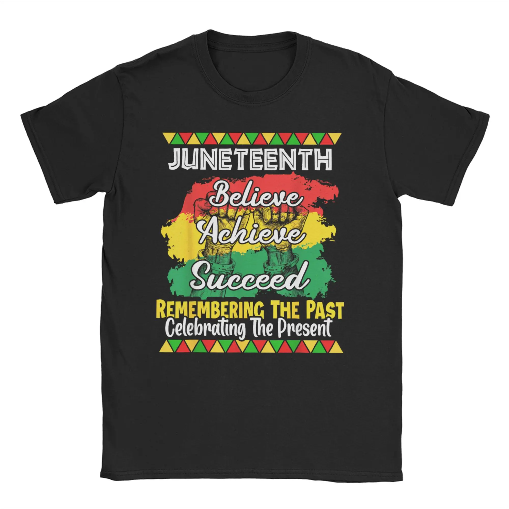 Juneteenth Is My Independenc Day Men Women T Shirts Black Pride Funny Tees Short Sleeve Crew Neck T-Shirt Cotton Adult Clothing