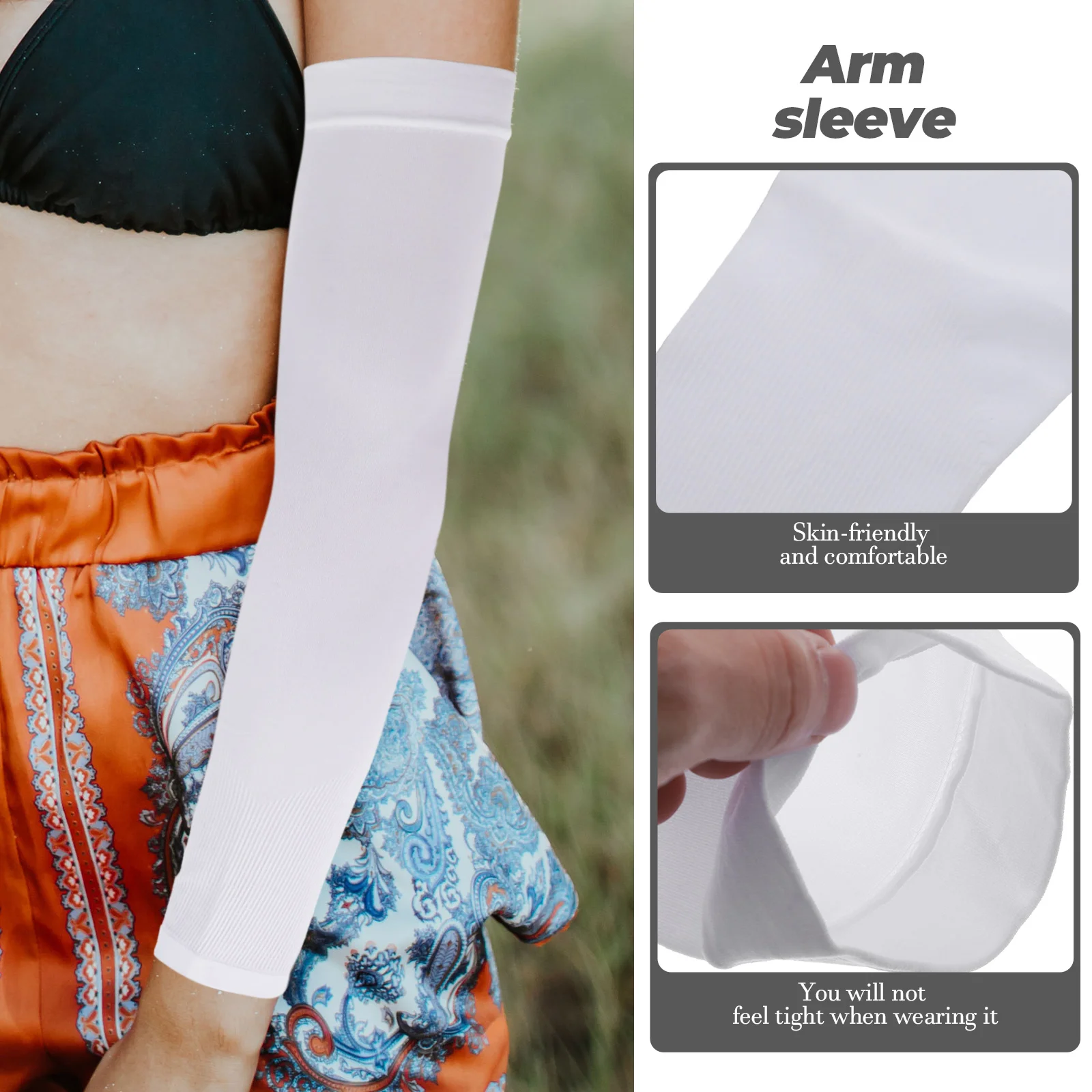 Arm Sleeves for Men Baseball Protective Gloves 4050X1000X020CM Covers Women Driving Farmers Elastic Protectors Ice Man Miss