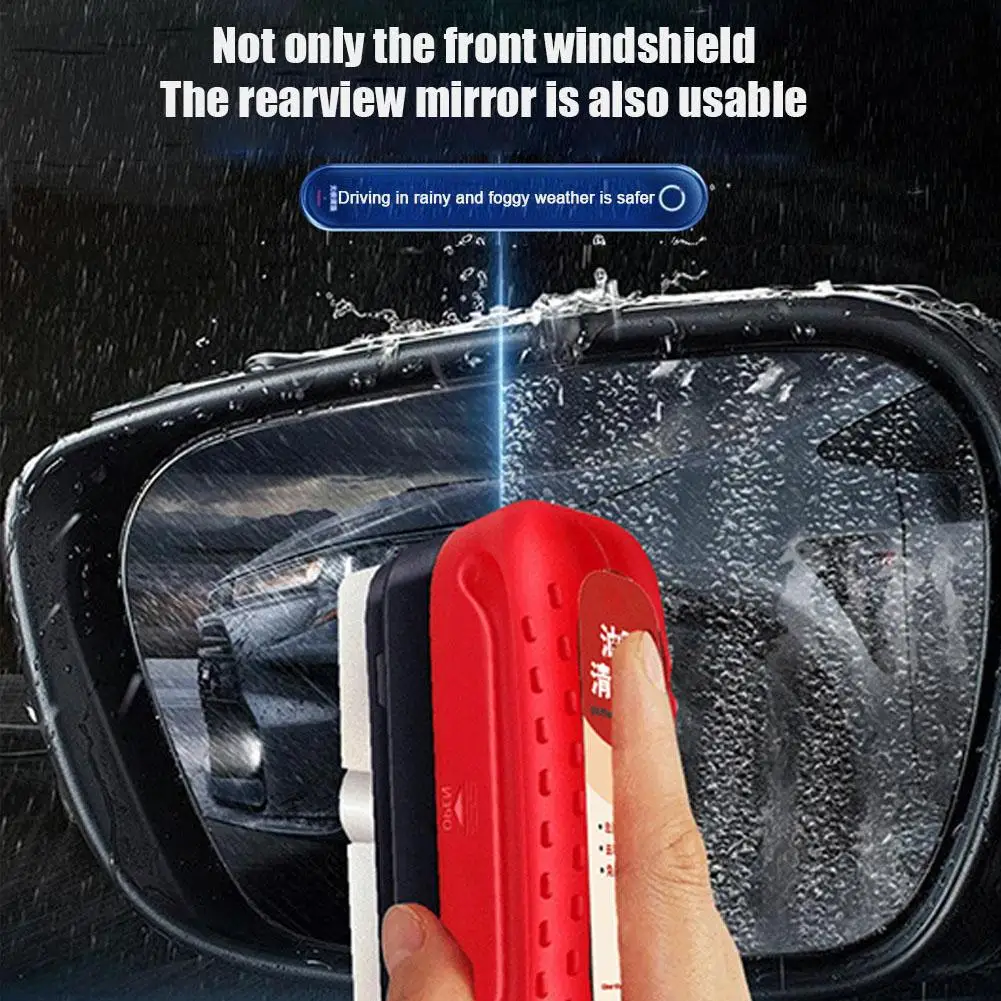 Car Windshield Cleaner, Oil Film Remover, Vidro Brilhante, Poderoso, Janela Vidro Cleaner, Remove Sujeira, Auto Escova De Limpeza