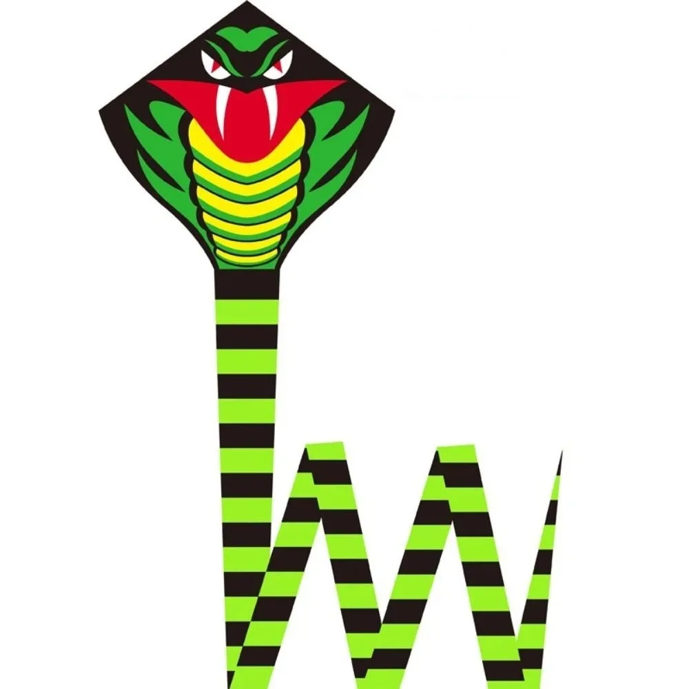 Gemakkelijk te vliegen 10M Snake Kite Snake Power Goed Flying 10M Cobra Kite Long Tail 100 Meter Kite String Kindervlieger