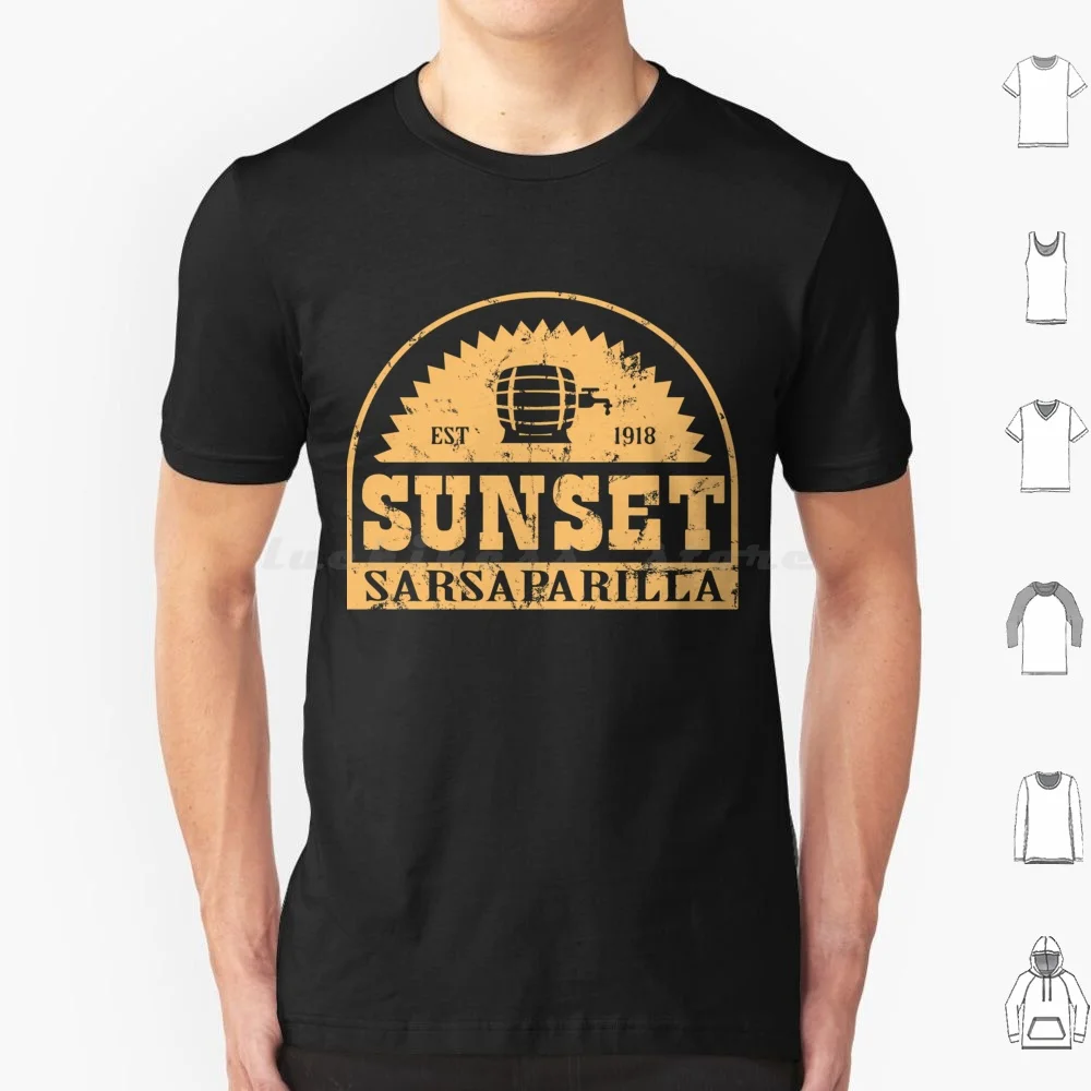 Sunset Sarsaparilla T Shirt Big Size 100% Cotton Sunset Sarsaparilla Cap Commonwealth Ncr California Republic New Vegas Video