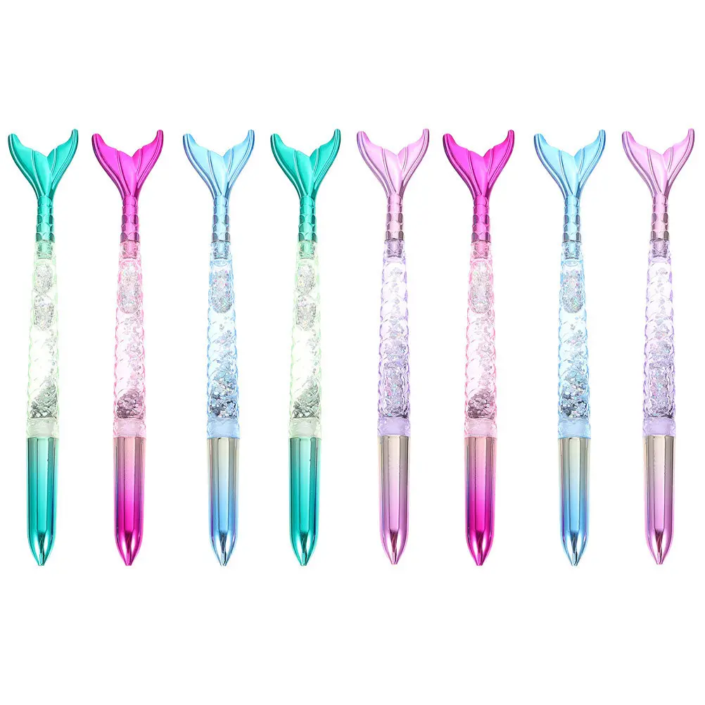 

Набор из 8 гелевых ручек «Русалка»: плавное письмо, без протеканий, для студентов, школы и офиса, многофункциональные