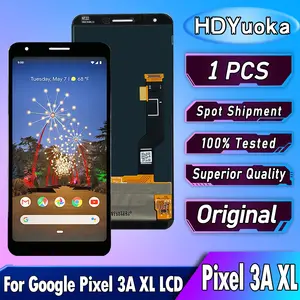 Bilashmart 6.0 OLED Google Pixel 3A XL LCD Display Digitizer Assembly Pixel 3AXL G020C G020G G020F Display Replace Repair