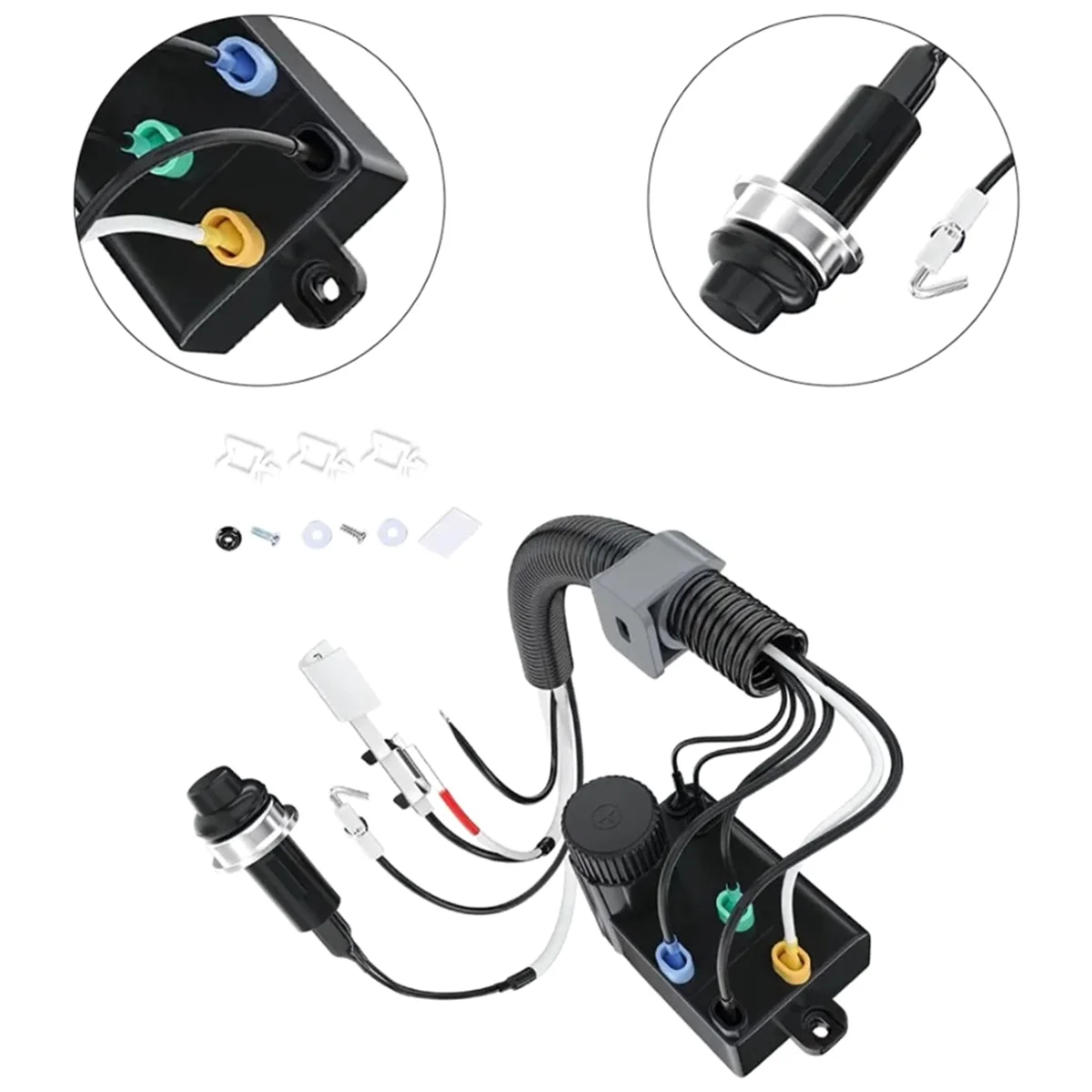 Nuovo 69851 Kit pulsante accenditore per barbecue per griglie Weber Spirit 220 320 330 335 serie 7643 Accenditore per barbecue per barbecue Party