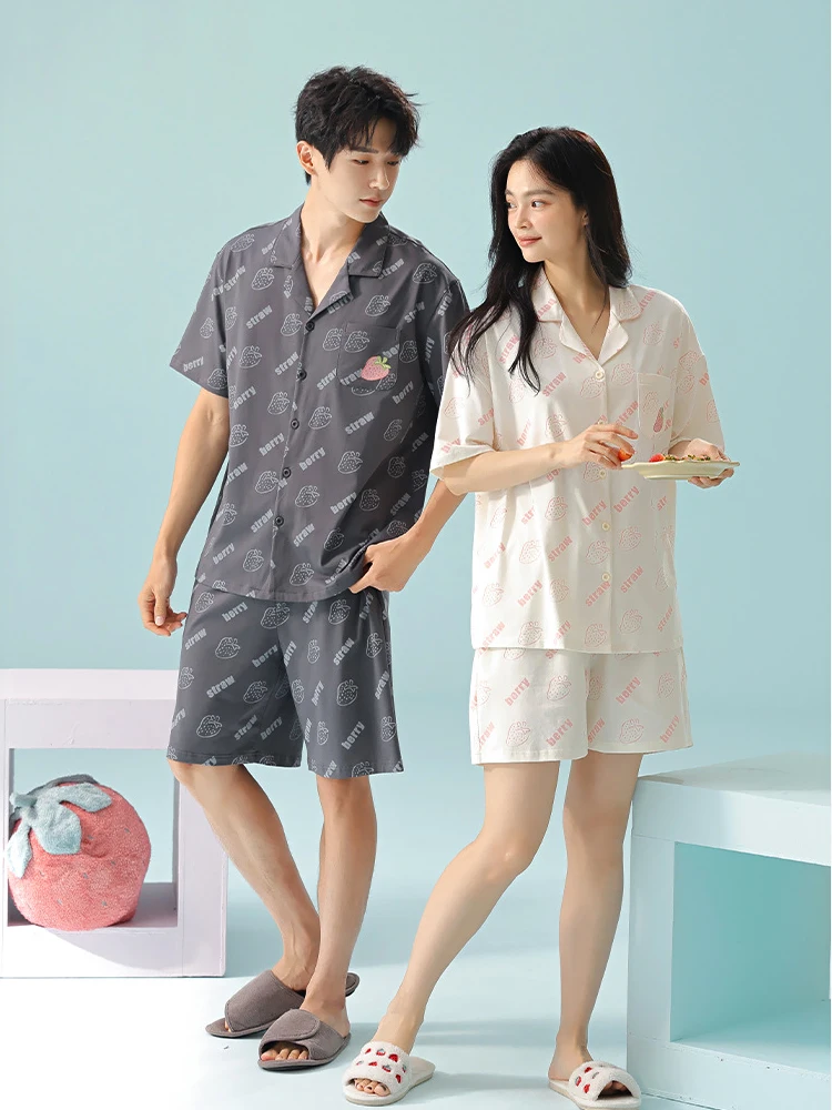 lema-pure-cotton-ort-sve-spwear-set-casual-home-clothes-for-couples-vntine's-day-gift-spring-summer-leisure