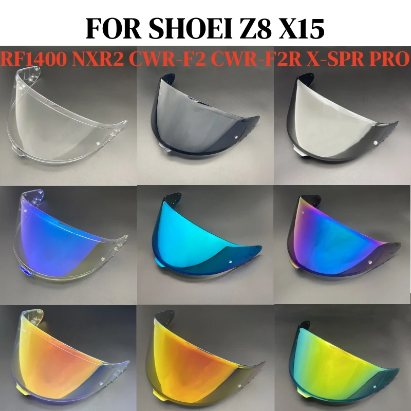 

CWR-F2 Z8 X15 X-Fifteen Visor For SHOEI RF-1400 Z-8 CWR-F2R X-SPR Pro Motorcycle Helmet Glasses Motorbike Helmets Night Visera