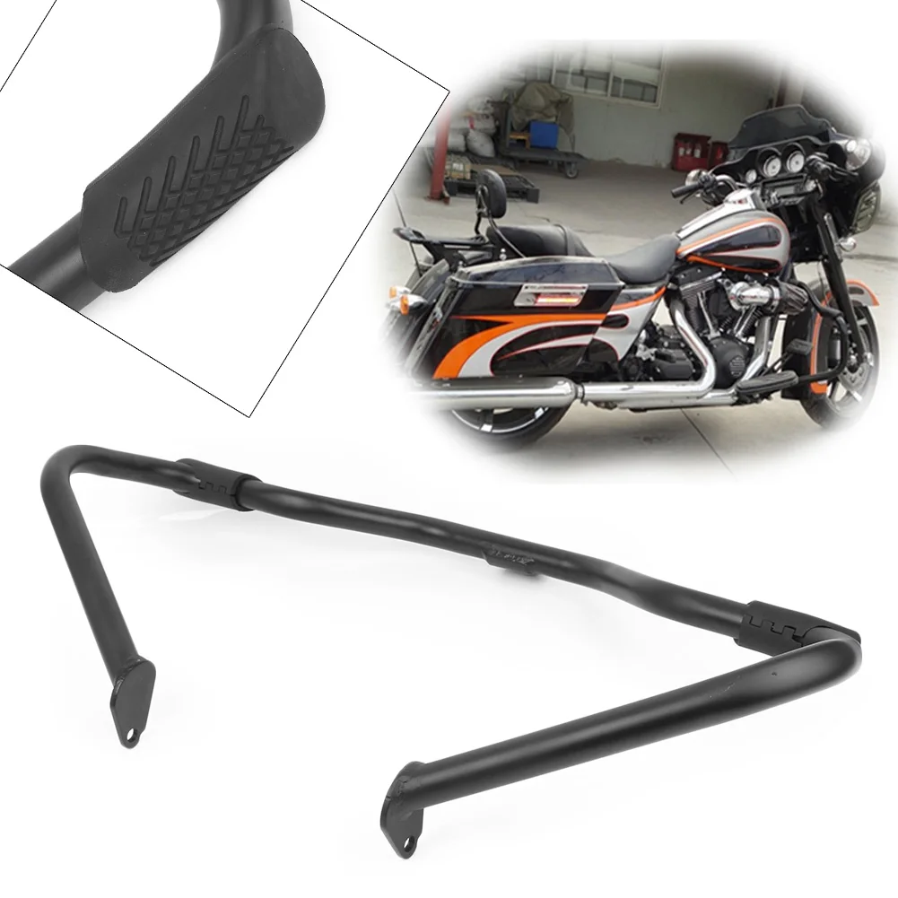 

Motorcycle Black Highway Rail Engine Guards Bumper Crash Bars Protection For Harley Touring Glide FLH FLT Road King 1997-2008