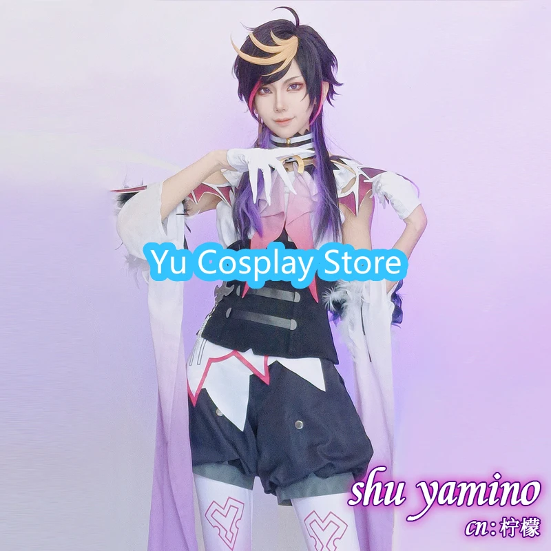 Vtuber LUXIEM Shu Yamino Cosplay Costume Fancy Yutuber Suit Party Outfits Halloween Carnival Uniforms Custom Made