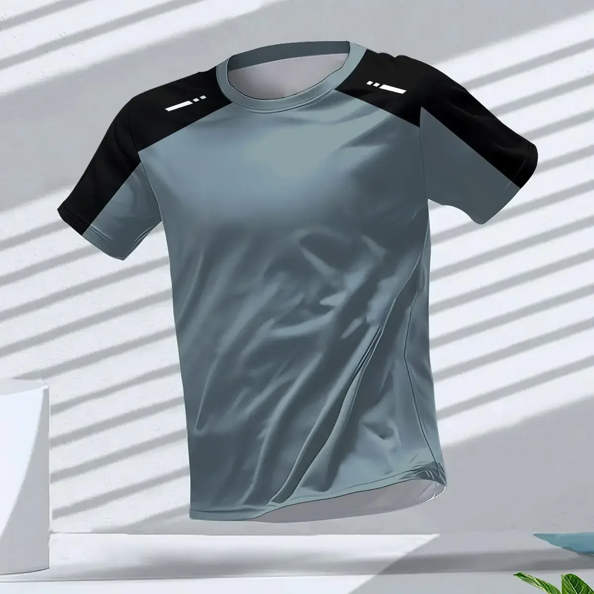 Herren Y2K Sport-T-Shirt Atmungsaktiv Schnelltrocknend Hochwertig Outdoor Lauf- und Trainingsaktivbekleidung – Detail 16