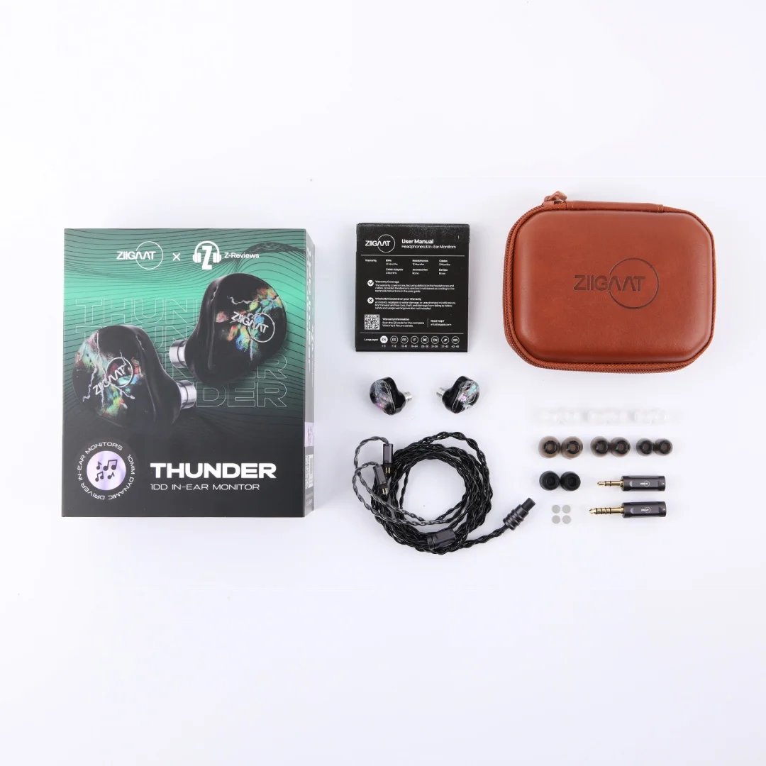 Linsoul ZiiGaat x Z Bewertungen: Thunder 10mm Diamantmembran Dynamischer Treiber IEM Kopfhörer mit Bass-Head-Tuning – Detail 5