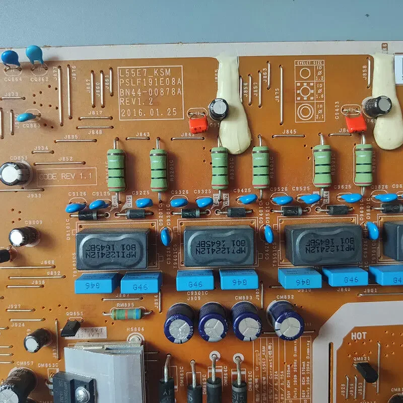 BN44-00878A Power Supply Board L55E7_KSM PSLF191E08A is for UN49KS7000F UN49KS7000G UN49KS7000H UN49KS7000K UN49KS7500G TV Parts