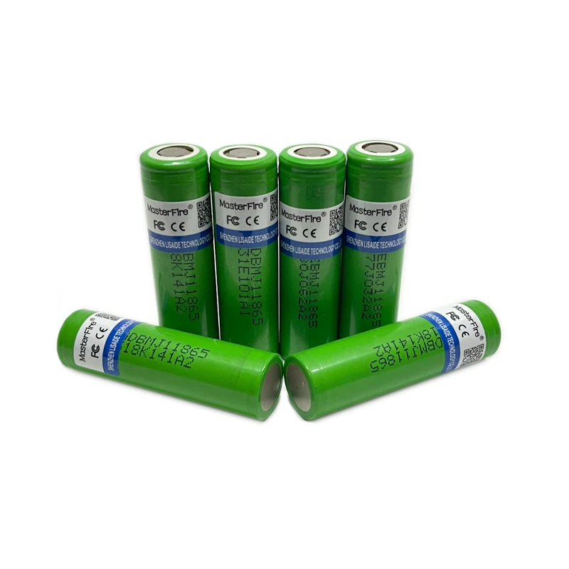 MaterFire Original INR18650MJ1 18650 Rechargeable Lithium Battery MJ1 3350mah Power Bank Flashlight Batteries Cell 10A Discharge