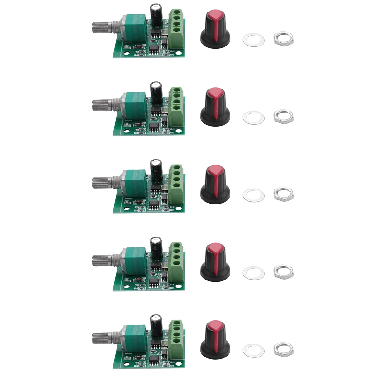 5PC DC 1.8V 3V 5V 6V 12V 2A PWM Motor Speed Controller Low Voltage Motor Speed Controller Adjustable Drive Module 1803BK