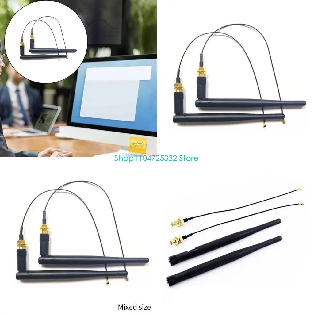 

P5EA 2PCS Powerful 3DB Antenna for Banana AmplifyWiFi Strength Antennas