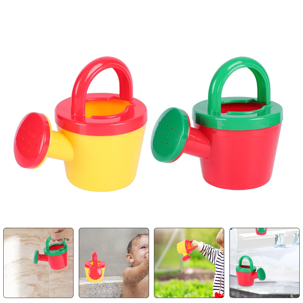 

4 Pcs Beach Tools Toy Watering Can Child Toys Small Pot Sand Pp Children Sprayer for Toddler