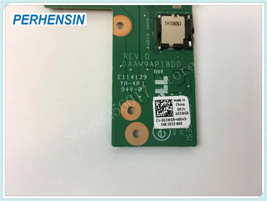 Voor Dell Voor Inspiron 15 7559 Usb Audio Board 0g5wgr G5wgr