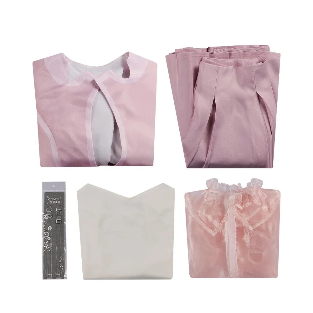 

Magic Wied Witch Cosplay Costume Glinda Main Fem Witch Performance Outfit loween Stage Costume Women's Traditional Wear