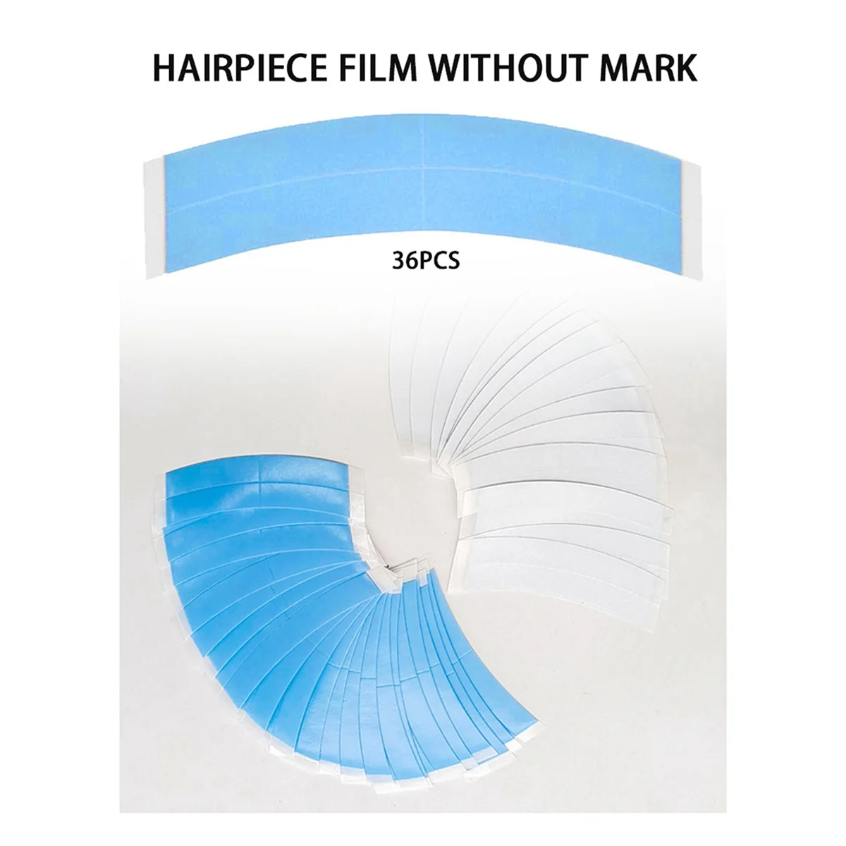 A72Z 36Pc/Lot Strong Fixed Wig Double Tape Wig Adhesive Extended Hair Strip Waterproof for Toupee Lace Wig with Slitting Line