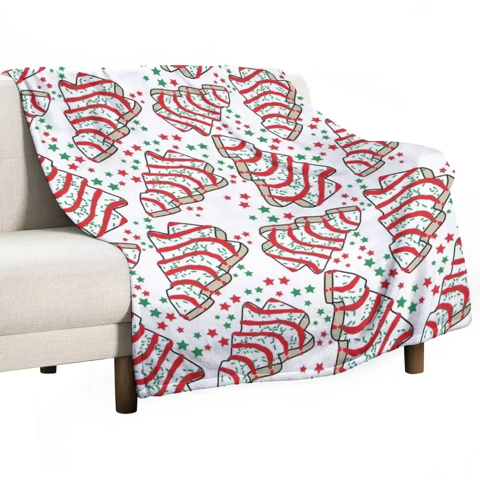 

Christmas Tree Snack Cakes Throw Blanket Kid'S Comforter Blankets