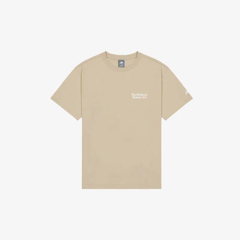 

New Balance NB Genuine Summer New Мужская дышащая футболка свободного кроя с короткими рукавами AMT51319-SOT