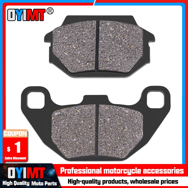 Motorcycle Rear Brake Pads for ARCTIC CAT 50 DVX Sport Auto Youth 90 SE 150 Utility for KAWASAKI KFX50 KFX90 B7F B8F B9S BDF BEF