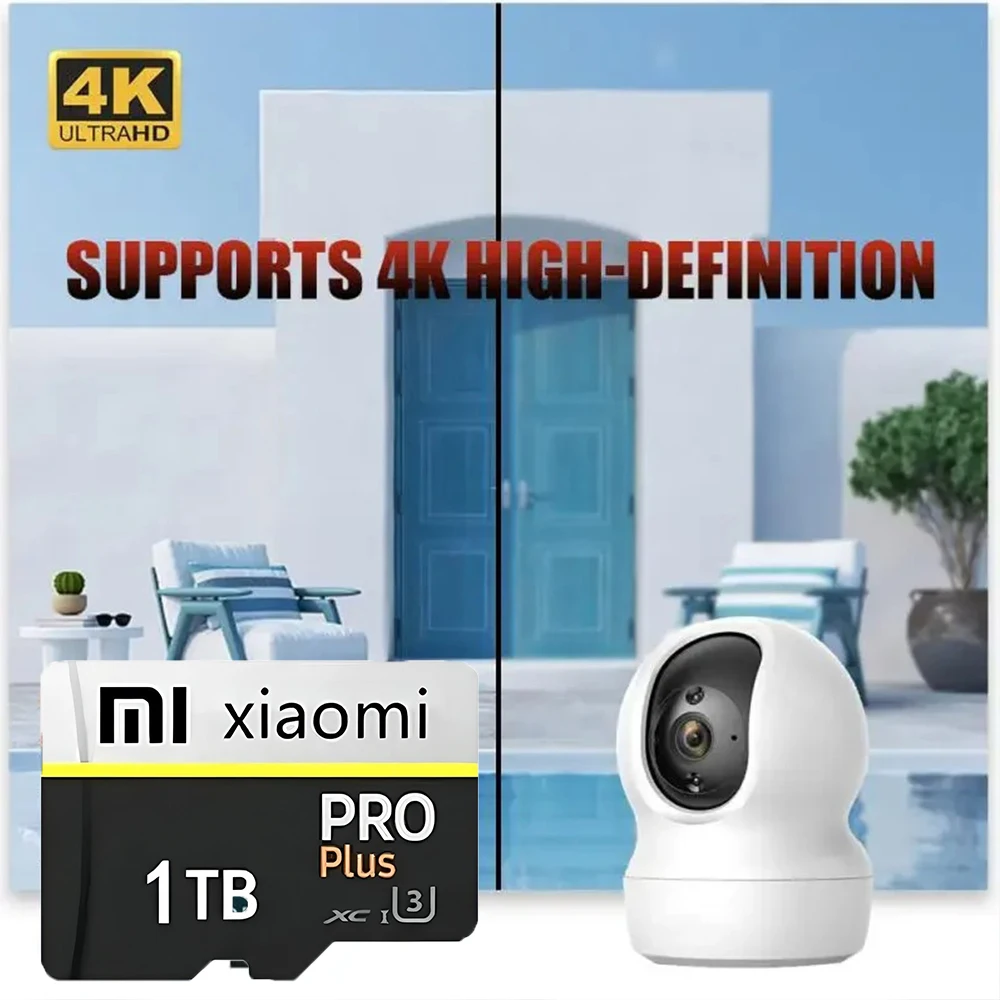 Original Xiaomi SD Card 2TB 1TB Class10 A1 for Surveillance Video MP3 MP4 Mobile Phone Memory Card 512GB U1 TF Card 128GB U3