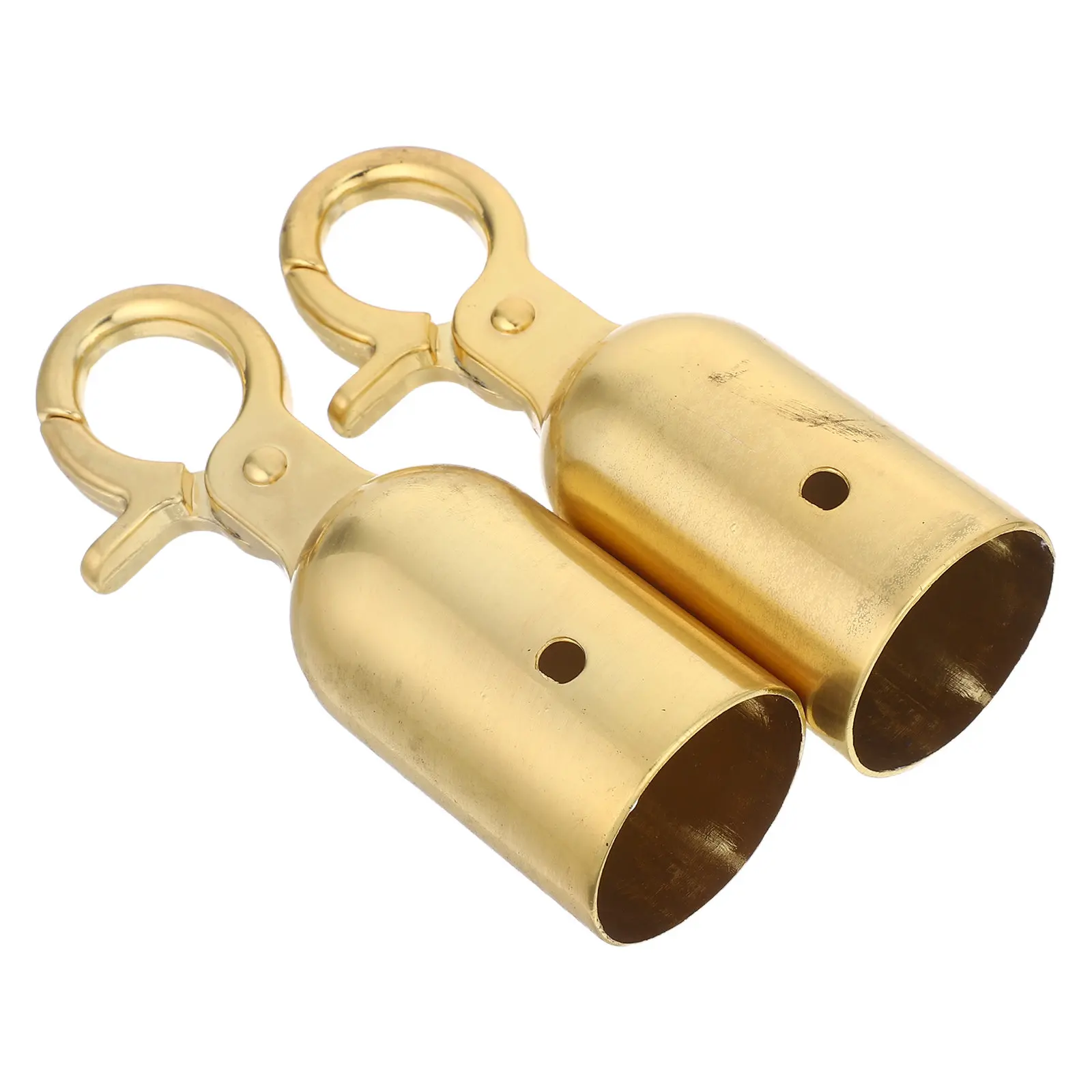 2Pcs Rope End Caps Heavy Duty Metal Cord Lock Snap Hook Secure Cord for Barriers Railings Guardrail Rope End Caps