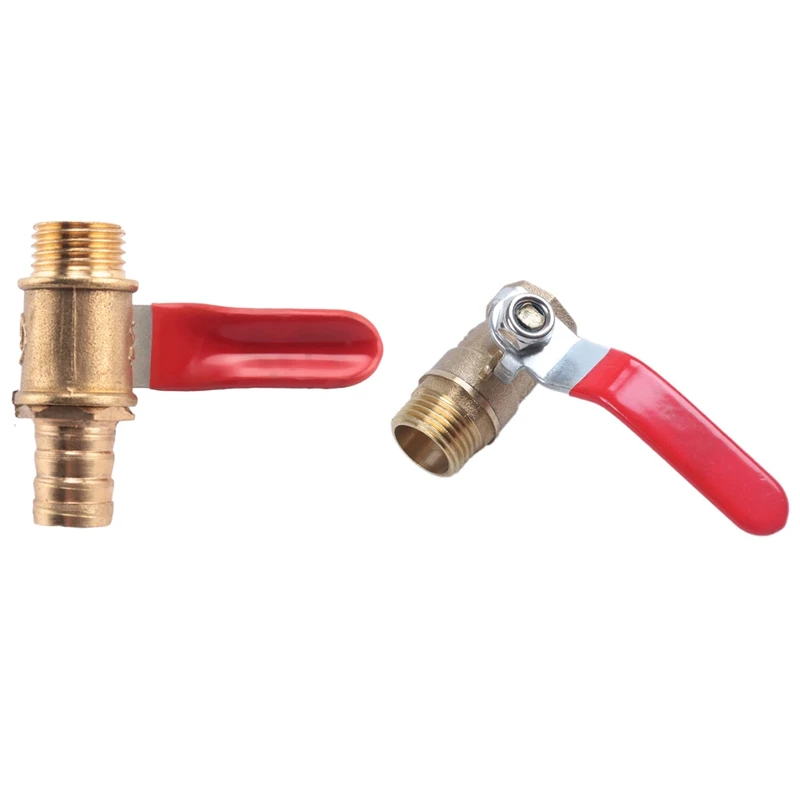 

ABKD Мужская и внутренняя резьба M/F 1/2 дюйма, полнопроходной латунный водяной шаровой кран и латунный шаровой кран с наружной резьбой PT 10 мм х 1/4 дюйма