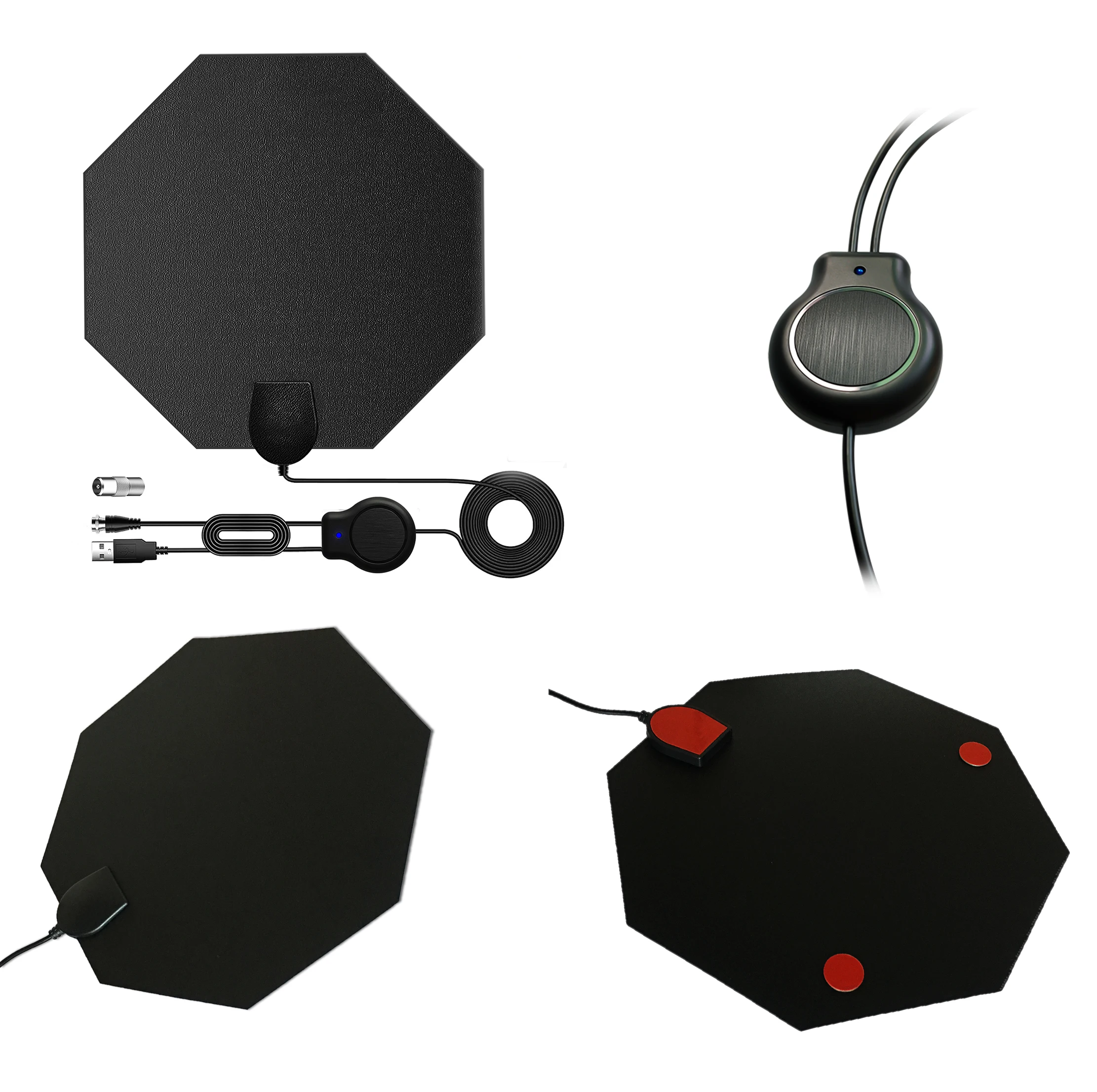 HD Digital TV Antenna Indoor Amplified DAB Antenna 200 Miles Ultra HDTV With Amplifier VHF/UHF Quick Response Outdoor Aerial Set view 5