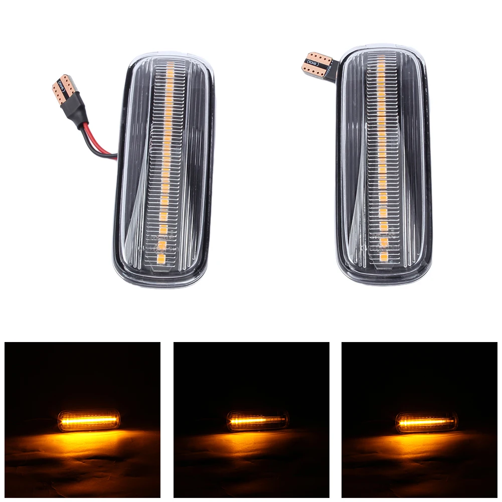 Dynamic Turn Signal Side Lights Yellow Light  Fofication Is Necessary, Just Plug And Play  *Greater Vir Civic EK9 1995-2000 2PCS