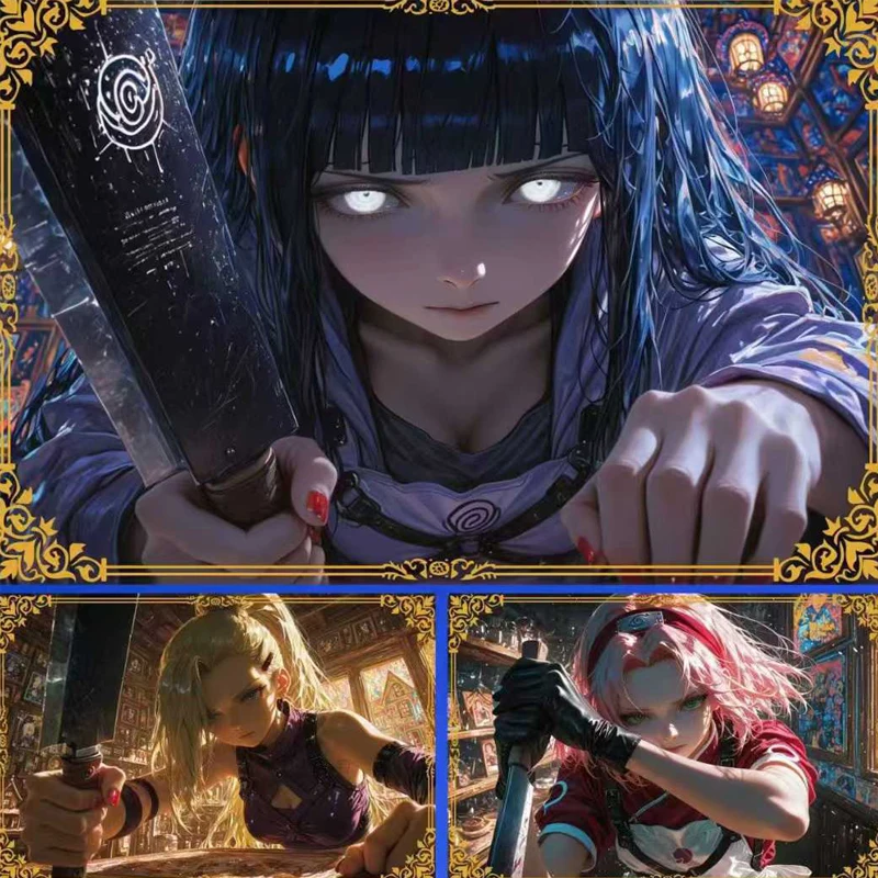 Goddess Story Big Beard Anime Horror Cards Thrill Park Collection 4K Artwork Steampunk Matte Finish Trading Cards For Collectors