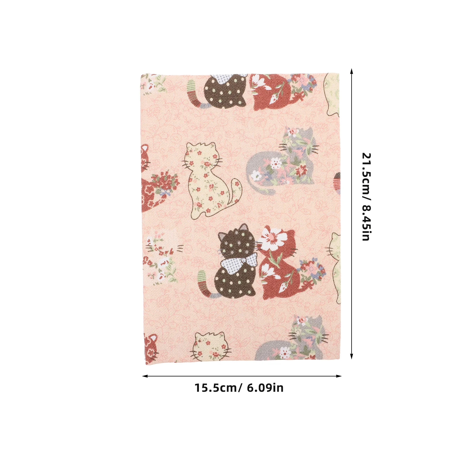 Ledger Protective Cover Foldable Book Reusable Delicate Anti-wear Sleeve Fabric Pouches Practical Notebook