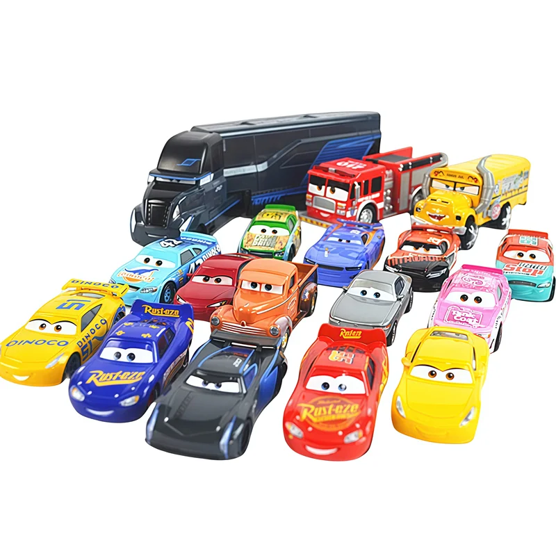 Cars Toys Lightning McQueen Sally Carrera Mater Cruz Ramirez Chick Hicks Jackson Storm‌ Diecast Metal Peripheral Birthday Gifts image 3