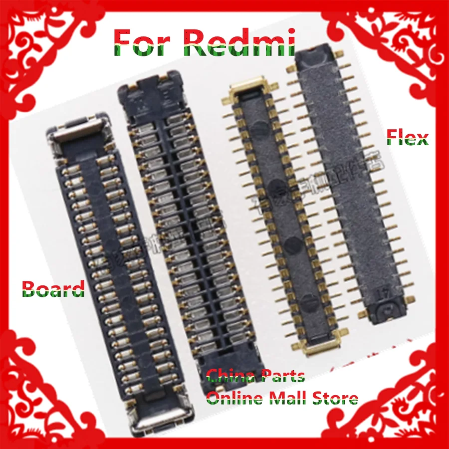 For Redmi Note 8 Pro 8T 7 Inline connector cable on motherboard Flex Note8 Note7  Note8T 40Pin
