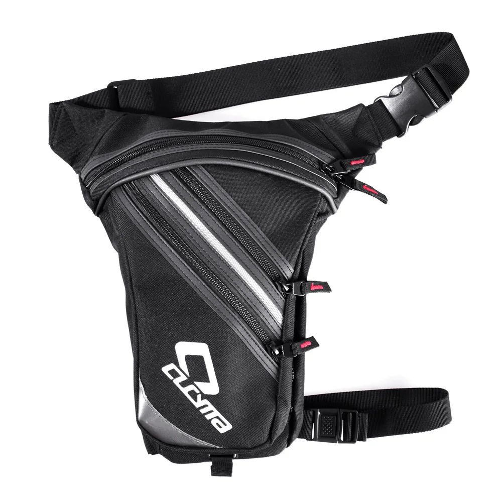 cucyma-オートバイレッグバッグ反射材付き-35l-太ももウエストパック調節可能なストラップマルチポケットライディングポーチ男性女性用