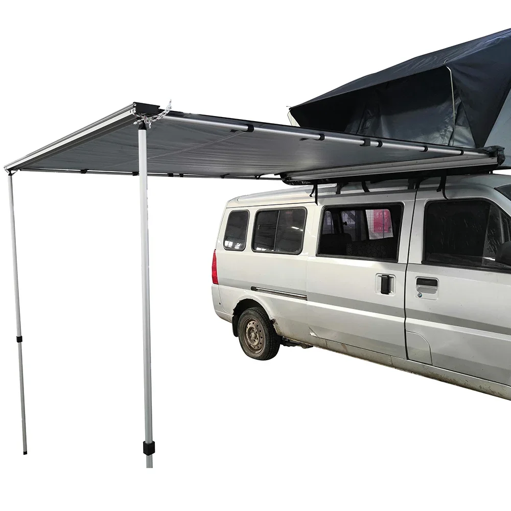 Aluminum Frame Car Side Awning/Car Camping Sun Protection Roof Side Awning Tent/Car Roof Side Awning 4X4 4Wd Awning