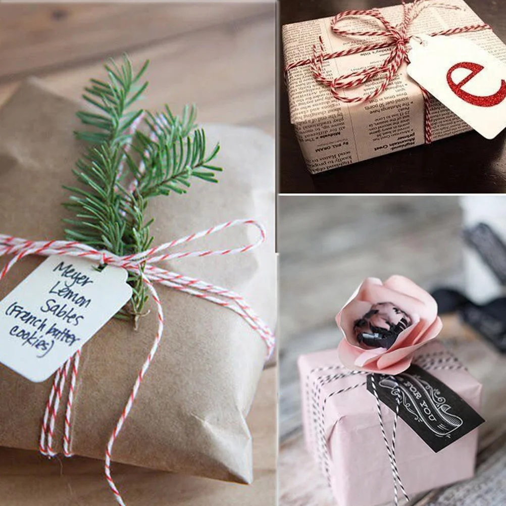 

6 .5M Colorful Cotton Rope For Diy Gift Wrapping Christmas Decor Party Craft Hanging Twine Colored Cord Cotton String