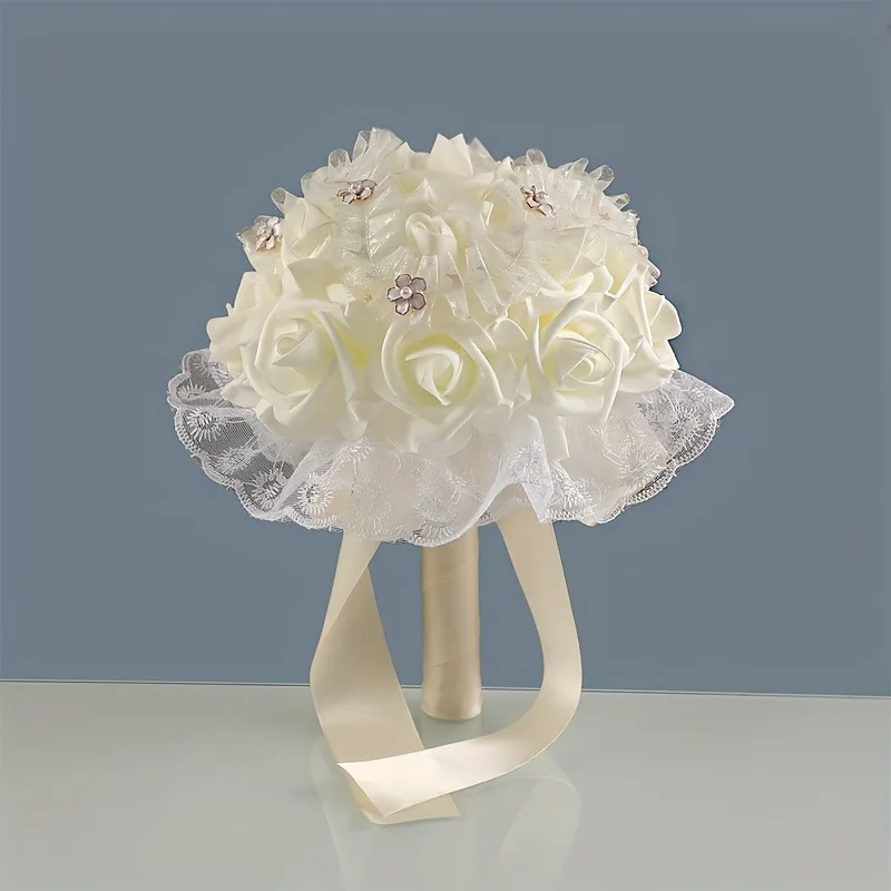 buque-de-casamento-bege-com-rosas-artificiais-elegantes-arranjos-florais-para-noivas-e-damas-de-honra-perfeito-para-casamentos