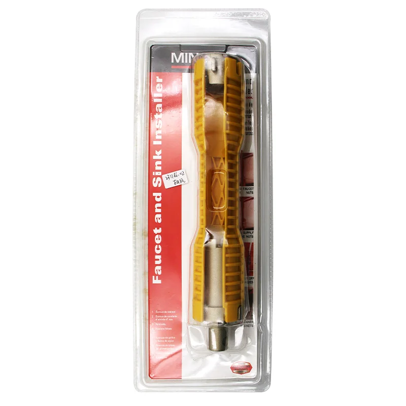 Écrou à vis pour tuyau d'eau multifonction, fixation à double tête, douille parfaite, essorée, 1PC, 1/2 ", 3/4"