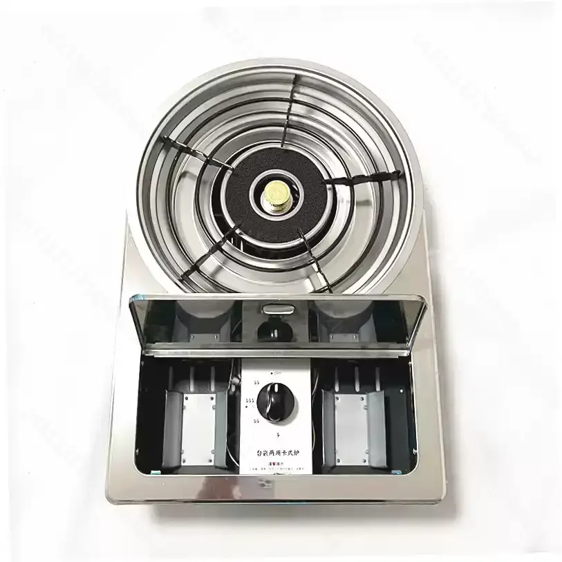 Built-in Infrared Cassette Stove With Fire Boiler Cooking Furnace Gas Cooker, Gas Tank Not Included For Indoor Outdoor Cooking