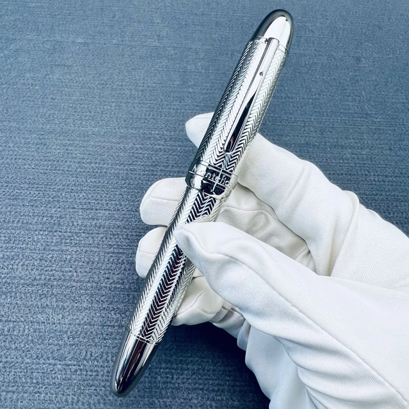 

Montefiore Professional Calligraphy Fountain Pen Brass Body No 6. F Nib Germany Inspired Design Business Pen Smooth Writing