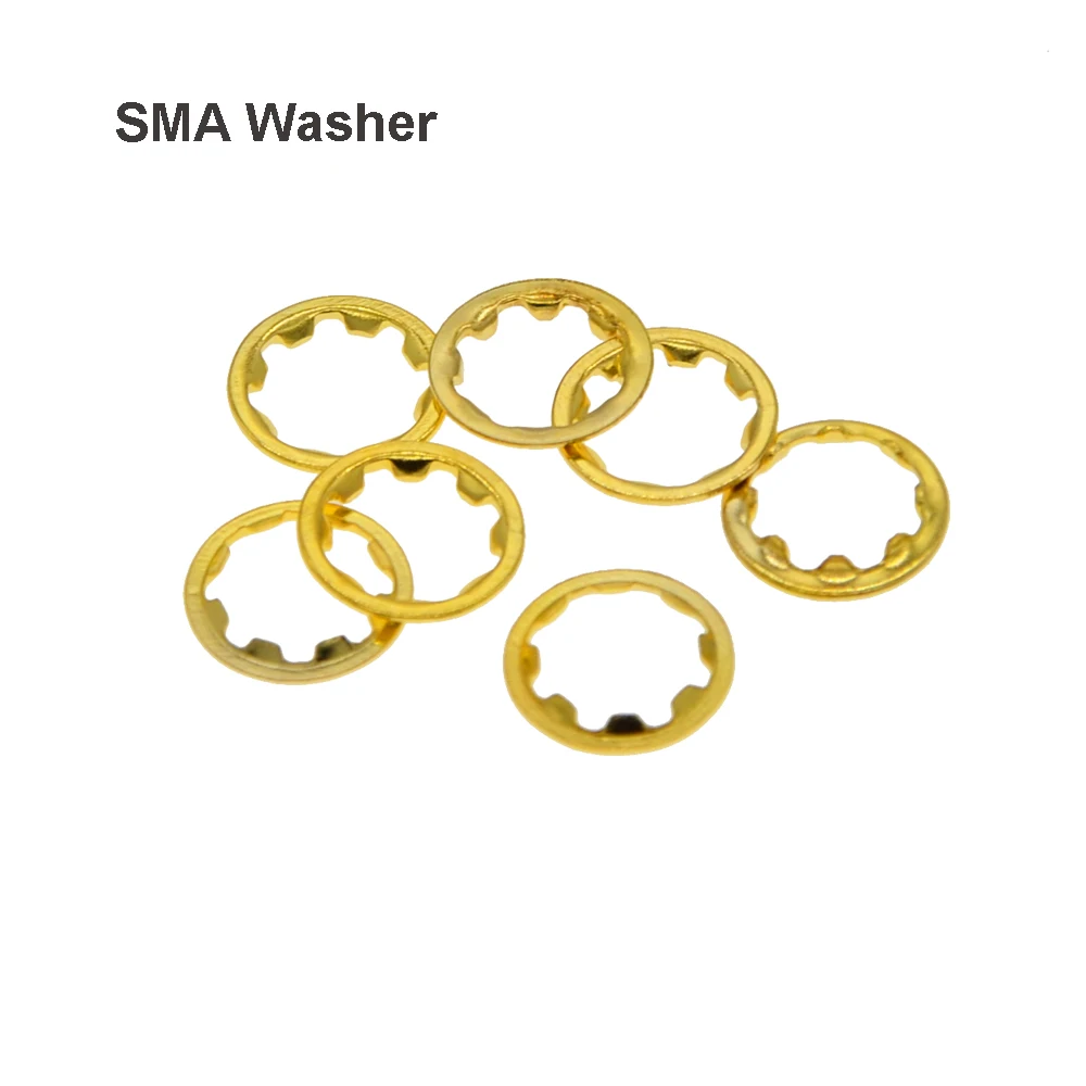 SMA Screw Nuts / Spacer Washers / Spring Pads for RP-SMA / SMA Female Bulkhead Jack Wholesales 20pcs/100pcs/500pcs/LOT