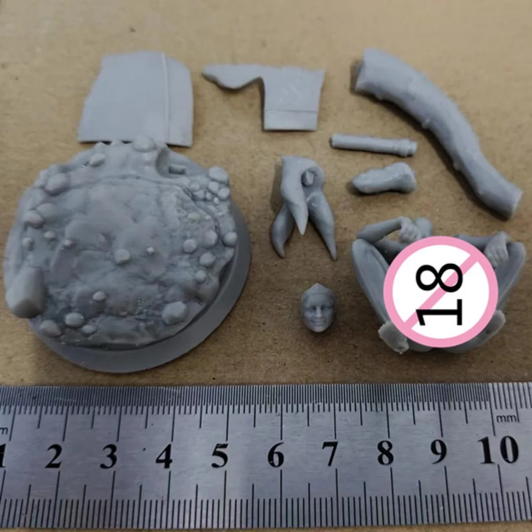 1/24 Schaal Hars Figuur Monteren Model Kit Ahsoka Girl Nsfw Drie versies Ongemonteerd Ongeverfd 3D printen speelgoed