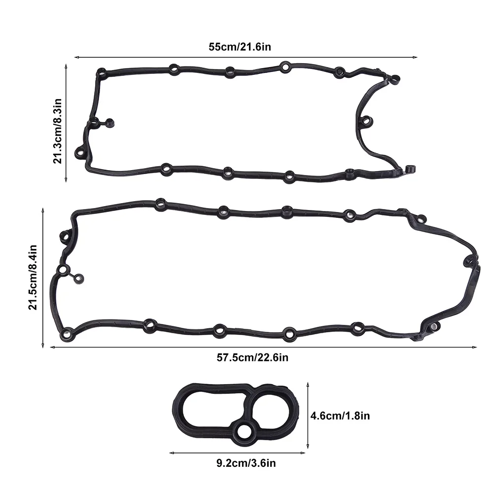 AUTO ENGINE PARTS Valve cover gasket Engine bearing Piston Ring Set For Land Rover Jaguar 5.0L V8 508PS AJ133 508PN 2009-2024 view 3