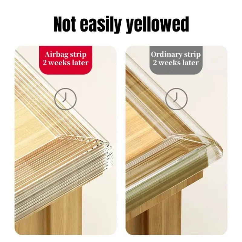 Baby Safety Transparent Anti-collision Strip Self Adhesive Table Edge Guard Strips Kids Furniture Corner Protector Bumper Tape image 3
