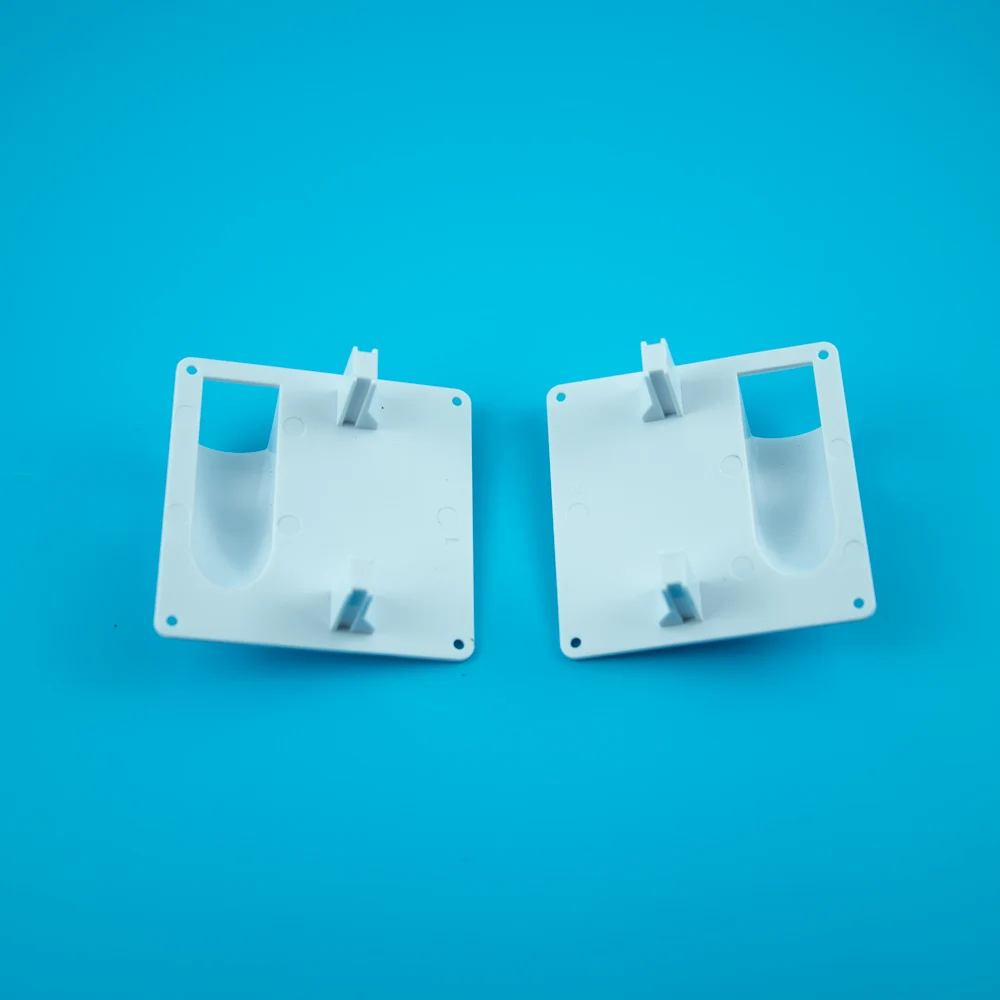 1 Pair Plastic Servo Motor Housing Covering Plate Protector Board White Case Protection Mount Bracket For RC Fixed-wing Airplane